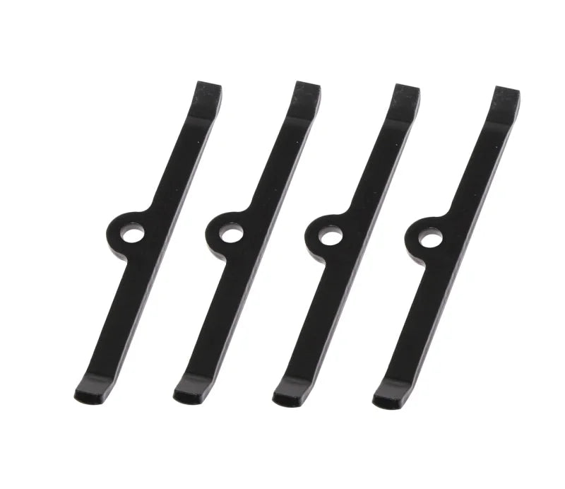 Moroso Chevrolet Small Block Valve Cover Hold Downs - Steel - Black Powder Coat - Set of 4