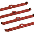 Load image into Gallery viewer, Moroso Chevrolet Small Block Valve Cover Hold Downs - Steel - Red Powder Coat - Set of 4