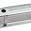 Load image into Gallery viewer, Moroso Chevrolet Small Block Valve Cover - w/Baffle - Stamped Steel Chrome Plated - Pair