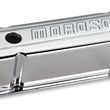 Load image into Gallery viewer, Moroso Chevrolet Small Block Valve Cover - w/o Baffles - Stamped Steel Chrome Plated - Pair