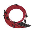 Load image into Gallery viewer, Moroso Chrysler Mopar 361/383/400/440 Str Plug Boots Non-HEI Sleeved Ultra Spark Plug Wire Set - Red