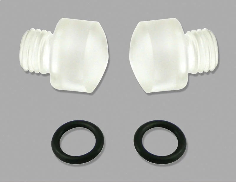 Moroso Clear-View Sight Plug w/O-Ring - 2 Pack