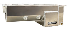Load image into Gallery viewer, Moroso Donovan 700/DRC2 Big Block (w/Double Power Kick Outs) Wet Sump 6-7qt 8in Aluminum Oil Pan - Main Product View