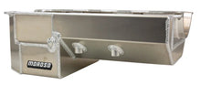 Load image into Gallery viewer, Moroso Donovan 700/DRC2 Big Block (w/Double Power Kick Outs) Wet Sump 6-7qt 8in Aluminum Oil Pan - Side View