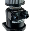 Load image into Gallery viewer, Moroso Dual Inlet -8AN Billet Breather Tank Catch Can - Black