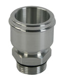 Moroso Electric Water Pump Hose Adapter -16An to 1-3/4in Hose - Raw Aluminum 63523
