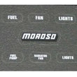 Load image into Gallery viewer, Moroso Electrical Switch Panel Label (Use w/Part No 74130/74131/74132/74133/74134/74135/74136/74180)