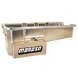 Load image into Gallery viewer, Moroso Ford 289-302 Road Race Baffled Front Sump 8in Deep Aluminum Oil Pan - Side View