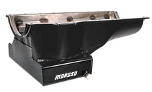 Load image into Gallery viewer, Moroso Ford 351C/351M (w/Front Sump) Kicked Out Wet Sump 7qt 8in Steel Oil Pan - Main Product View