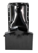 Load image into Gallery viewer, Moroso Ford 351C/351M (w/Front Sump) Kicked Out Wet Sump 7qt 8in Steel Oil Pan - Back View
