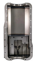 Load image into Gallery viewer, Moroso Ford 351W (w/Front Sump &amp; Billet End Seals) Road Race Baffled Wet Sump 7qt 8in Steel Oil Pan - Detail View
