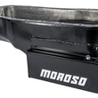 Load image into Gallery viewer, Moroso Ford 351W (w/Front Sump) Kicked Out Road Race Baffled 9qt 8in Steel Oil Pan - Side View