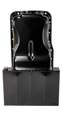 Load image into Gallery viewer, Moroso Ford 351W (w/Front Sump) Kicked Out Wet Sump 7qt 8in Steel Oil Pan - Side View
