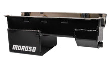Load image into Gallery viewer, Moroso Ford 351W (w/Rear Sump &amp; Billet End Seals) Extra Deep Wet Sump 7qt 9in Steel Oil Pan - Back View