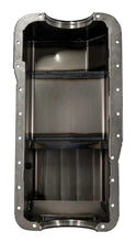 Load image into Gallery viewer, Moroso Ford 351W (w/Rear Sump &amp; Billet End Seals) Extra Deep Wet Sump 7qt 9in Steel Oil Pan - Installation View