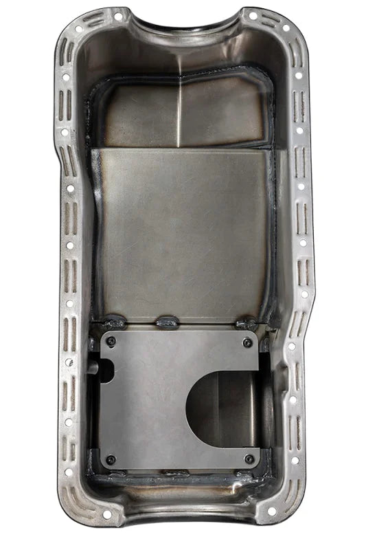 Moroso Ford 351W (w/Rear Sump) Extra Deep Wet Sump 7qt 9in Steel Oil Pan - Main Product View