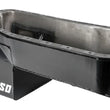 Load image into Gallery viewer, Moroso Ford 351W (w/Rear Sump) Extra Deep Wet Sump 7qt 9in Steel Oil Pan - Back View