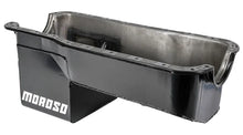 Load image into Gallery viewer, Moroso Ford 351W (w/Rear Sump) Extra Deep Wet Sump 7qt 9in Steel Oil Pan - Back View