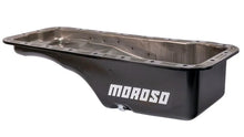 Load image into Gallery viewer, Moroso Ford 352-428 FE Stock (w/Front Sump) Wet Sump 5qt 5in Steel Oil Pan - Side View
