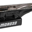 Load image into Gallery viewer, Moroso Ford 352-428 FE (w/Front Sump) Kicked Out Wet Sump 8qt 6in Steel Oil Pan - Back View