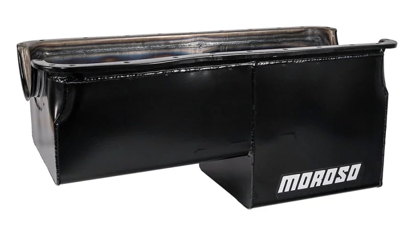 Moroso Ford 429-460 (w/Rear Sump) Off-Road Deep Wet Sump 8qt 10.75in Steel Oil Pan - Main Product View