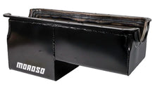 Load image into Gallery viewer, Moroso Ford 429-460 (w/Rear Sump) Off-Road Deep Wet Sump 8qt 10.75in Steel Oil Pan - Back View