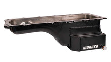 Load image into Gallery viewer, Moroso Ford 4.6/5.4L (w/Rear Sump) Kicked Out Wet Sump 7qt 6.5in Steel Oil Pan - Back View