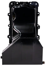 Load image into Gallery viewer, Moroso Ford 4.6/5.4L (w/Rear Sump) Road Race Baffled Wet Sump 8qt 6.5in Steel Oil Pan - Side View