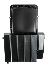 Load image into Gallery viewer, Moroso Ford 5.0 Coyote/Cobra (w/Rear Sump) Road Race Baffled Wet Sump 9.5qt 4.5in Steel Oil Pan - Back View
