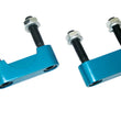 Load image into Gallery viewer, Moroso Ford (w/9in Ring Gear) U-Joint Girdle - Light Blue Anodized - Set