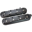 Load image into Gallery viewer, Moroso GM LS 1-1/2in Tall OEM Coil Mounts Black Satin Aluminum Valve Cover - Pair