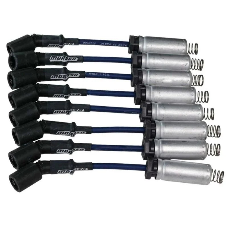 Moroso GM LS Ignition Wire Set - Ultra 40 - Unsleeved - Coil-On- 8in Wire - Blue - Main Product View