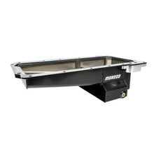 Load image into Gallery viewer, Moroso GM LS Swap (w/Rear Sump/Spin-On Filter Adapter) Wet Sump 7qt 6in Angled Steel Oil Pan - Black