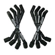 Load image into Gallery viewer, Moroso GM LS Ultra 40 Custom Fit  Sleeved Ignition Wire Set 8in 135 Deg Boots - Black - Side View