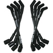 Load image into Gallery viewer, Moroso GM LS Ultra 40 Custom Fit Sleeved Ignition Wire Set 12in 135 Deg Boots - Black