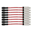 Load image into Gallery viewer, Moroso GM LS/LT 8.5mm Ultra 40 11in Long Wire Set w/Alum Heatshield - Red