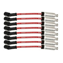Load image into Gallery viewer, Moroso GM LS/LT 8.5mm Ultra 40 9.75in Long Wire Set w/Alum Heatshield - Red
