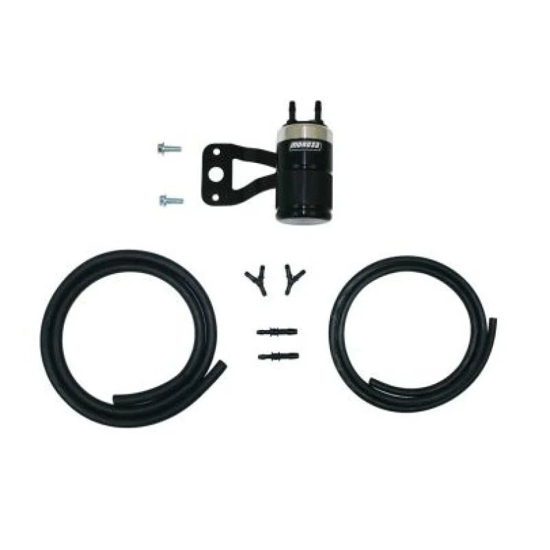 Moroso H-D Milwaukee 8/touring Models (w/Stock Air Cleaner) Air Oil Separator - Black & Polished