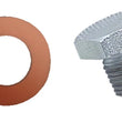 Load image into Gallery viewer, Moroso Oil Pan Drain Plug w/Copper Washer - Clear Zinc