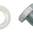 Load image into Gallery viewer, Moroso Oil Pan Drain Plug w/Nylon Washer - Clear Zinc