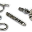Load image into Gallery viewer, Moroso Oval Track Hood Pin Set - 3/8in Diameter - 3in Pin - Steel - 2 Pack