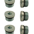 Load image into Gallery viewer, Moroso Pipe Plug w/O-Ring -8An 3/4in-16 - Steel - 6 Pack