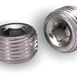 Load image into Gallery viewer, Moroso Pipe Plugs - 1/2in NPT Thread - 3/8in Hex Socket Drive - Aluminum - 2 Pack