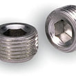 Load image into Gallery viewer, Moroso Pipe Plugs - 3/8in NPT Thread - 3/8in Hex Socket Drive - Aluminum - 2 Pack