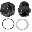 Load image into Gallery viewer, Moroso Positive Seal Fitting -12An - Black Anodized Aluminum - Single