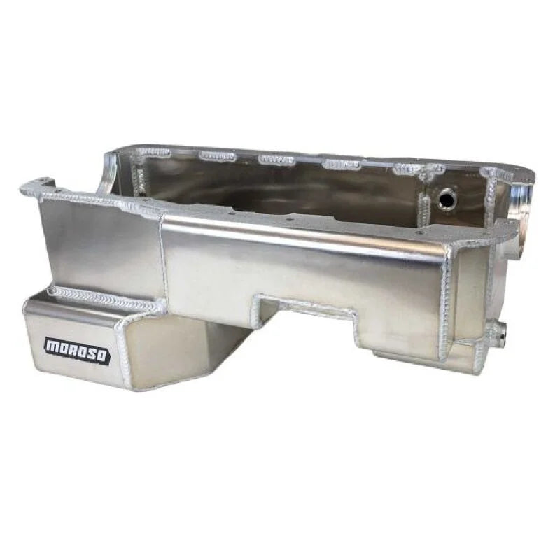 Moroso Power Pouch Billet End Seals 9in Deep Rear Sump Aluminum Oil Pan fits Ford 289-302