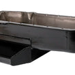Load image into Gallery viewer, Moroso Pre-80 Chevrolet SBC (w/2 Pc Seal &amp; Low Clearance) Wet Sump 7qt 7in Steel Oil Pan - Black - Side View