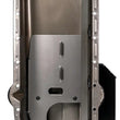 Load image into Gallery viewer, Moroso Pre-80 Chevrolet SBC (w/Driver Side Dipstick) Wet Sump 7qt 7.5in Steel Oil Pan - Black - Back View