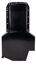 Load image into Gallery viewer, Moroso Pre-80 Chevrolet Small Block (w/2 Pc Seal) Road Race Wet Sump 7qt 7.5in Steel Oil Pan - Black - Main Product View