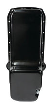 Load image into Gallery viewer, Moroso Pre-80 Chevrolet Small Block (w/Driver Side Dipstick) Wet Sump 5qt 7.5in Steel Oil Pan - Blk - Main Product View